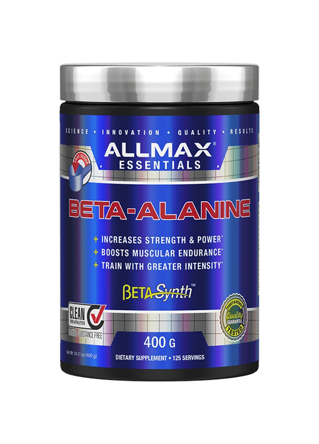 Бета аланін Beta-Alanine 400 грам ALLMAX Nutrition (255363503)