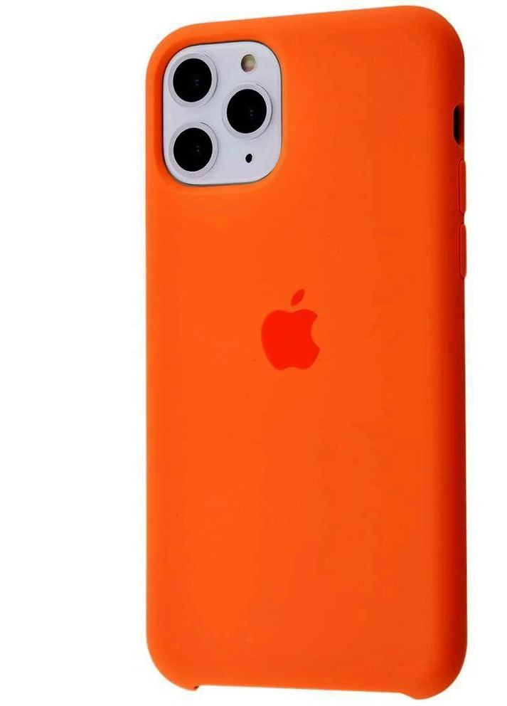 Силиконовый Чехол Накладка Silicone Case для iPhone 11 Pro Orange No Brand (254091955)