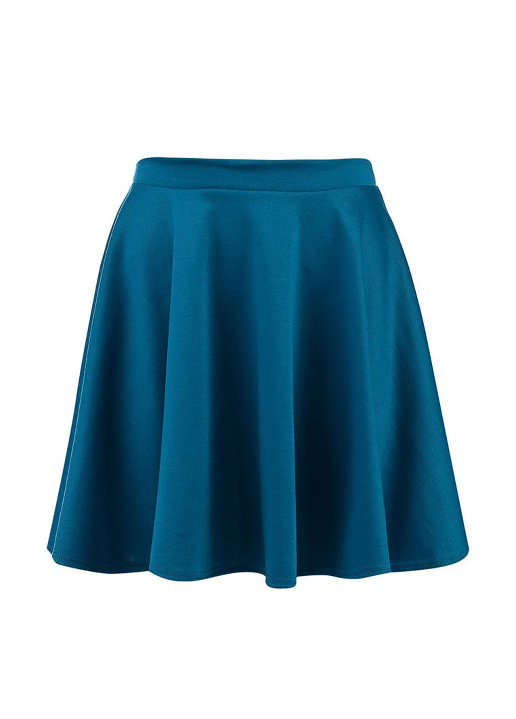 Синяя кэжуал однотонная юбка Amplebox мини