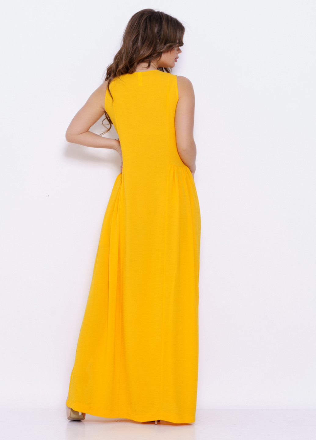 Жовтий кежуал сукня Issa однотонна