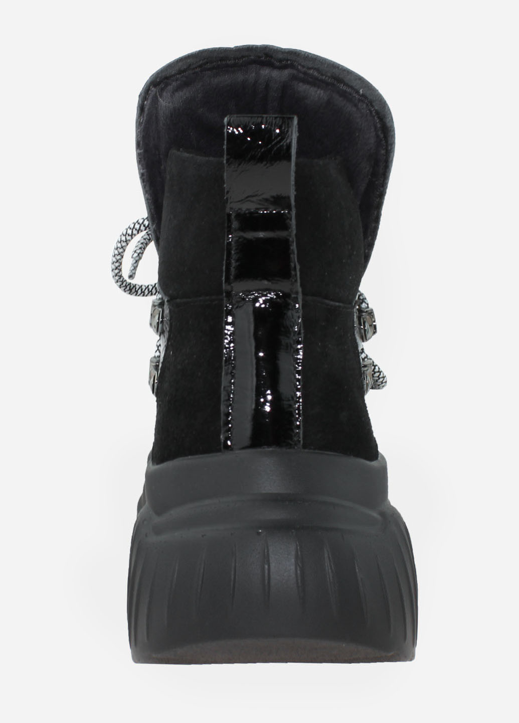 Осенние ботинки rsm555 черный Sothby's из натуральной замши