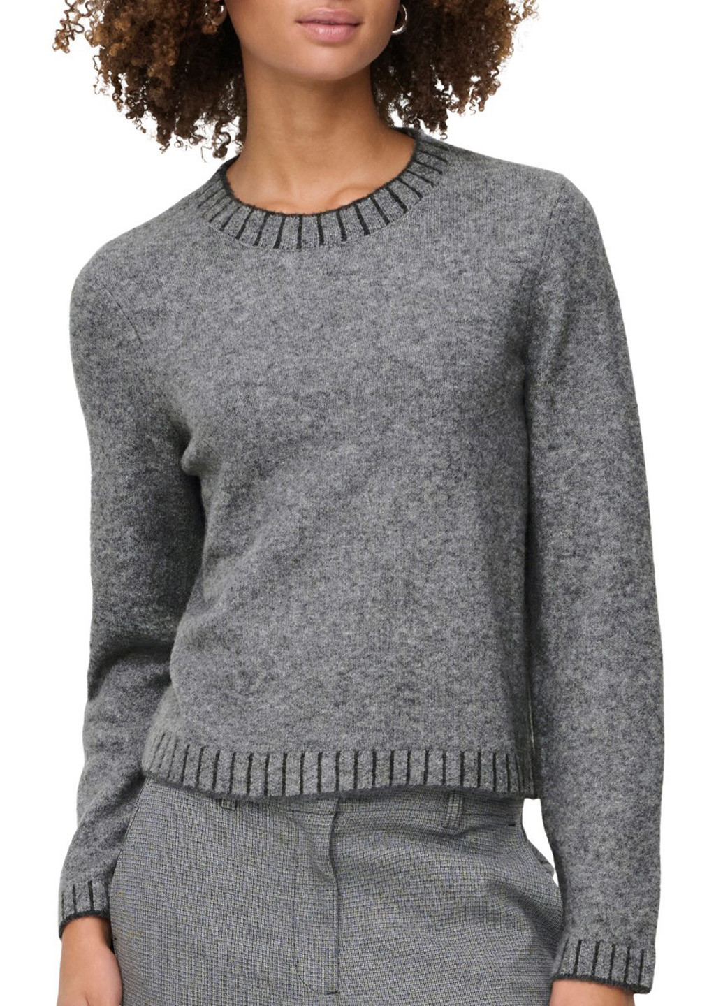 Серый демисезонный джемпер джемпер Only