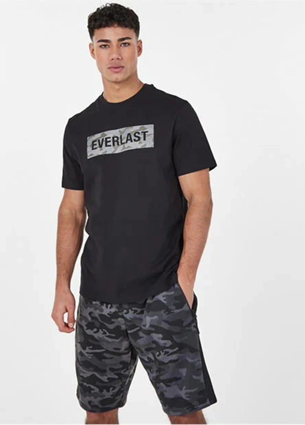 Чорна футболка Everlast