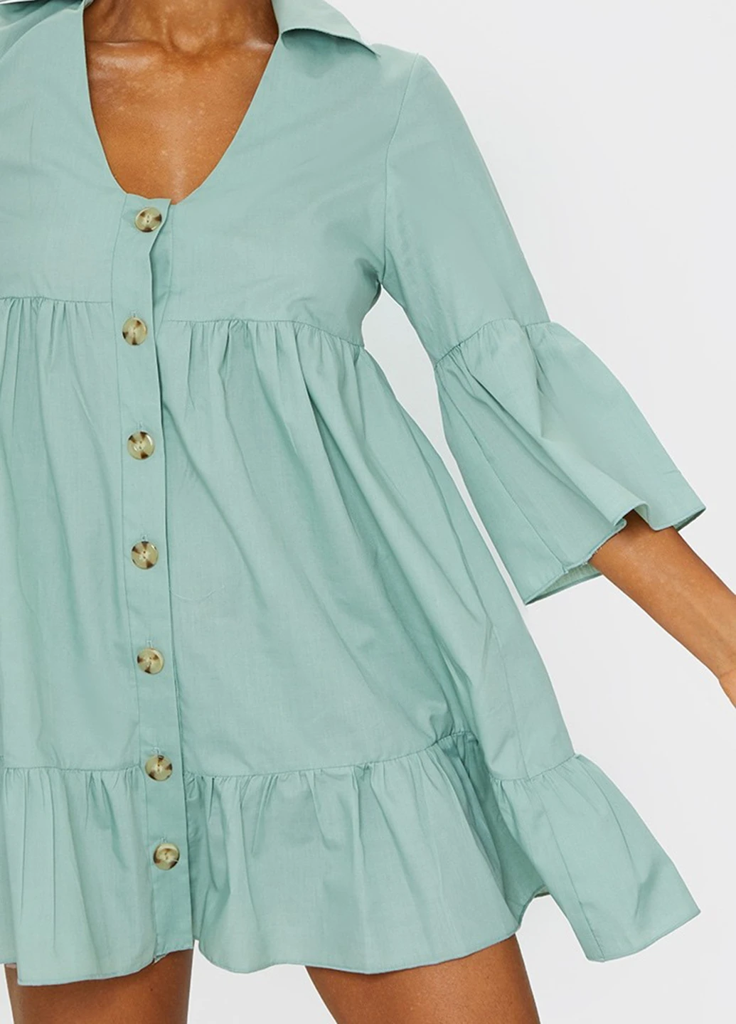 М'ятна кежуал cукня оверсайз PrettyLittleThing однотонна