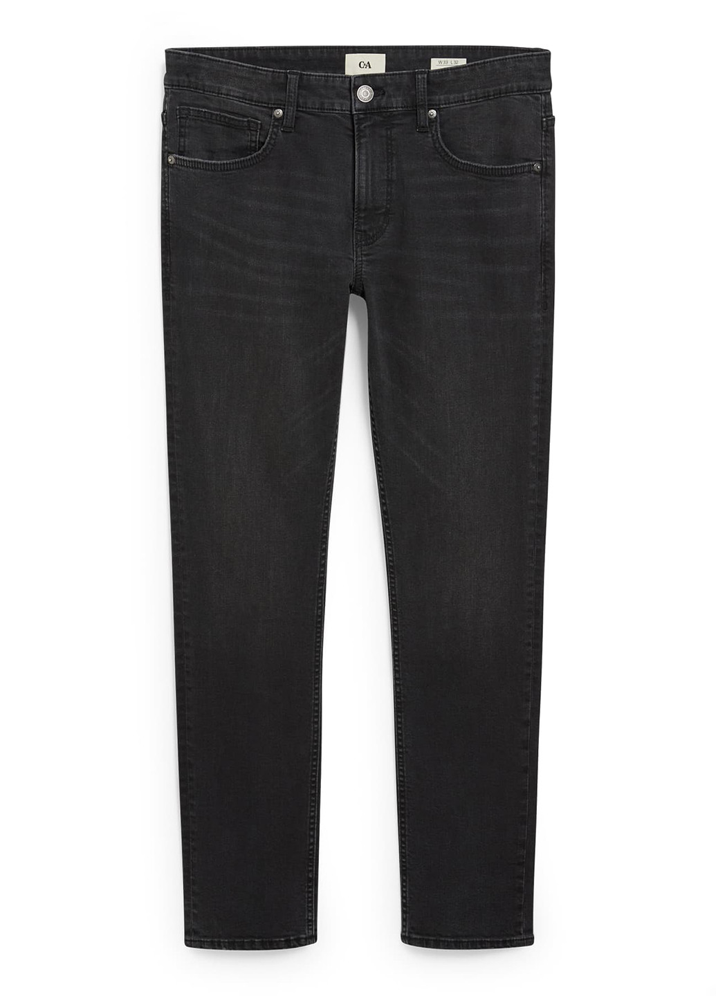 Темно-серые демисезонные зауженные джинсы C&A