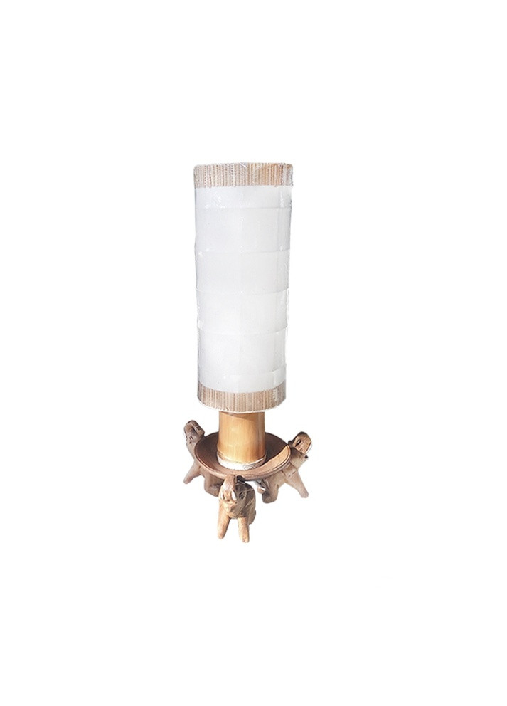 Настольная лампа на деревянной опоре "Три слона" Brille (253881826)