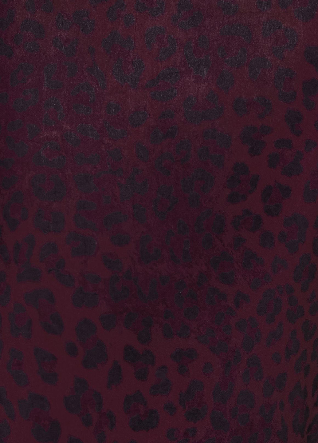 Бордовое вечернее платье клеш Missguided леопардовый