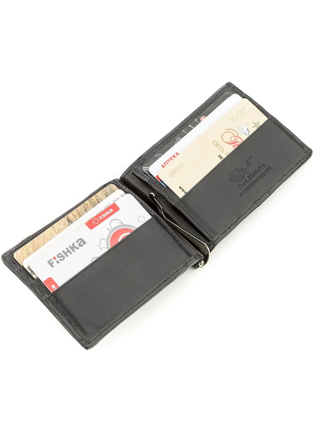 Кожаный зажим для купюр 11,5х7х1 см Stingray Leather (253173905)