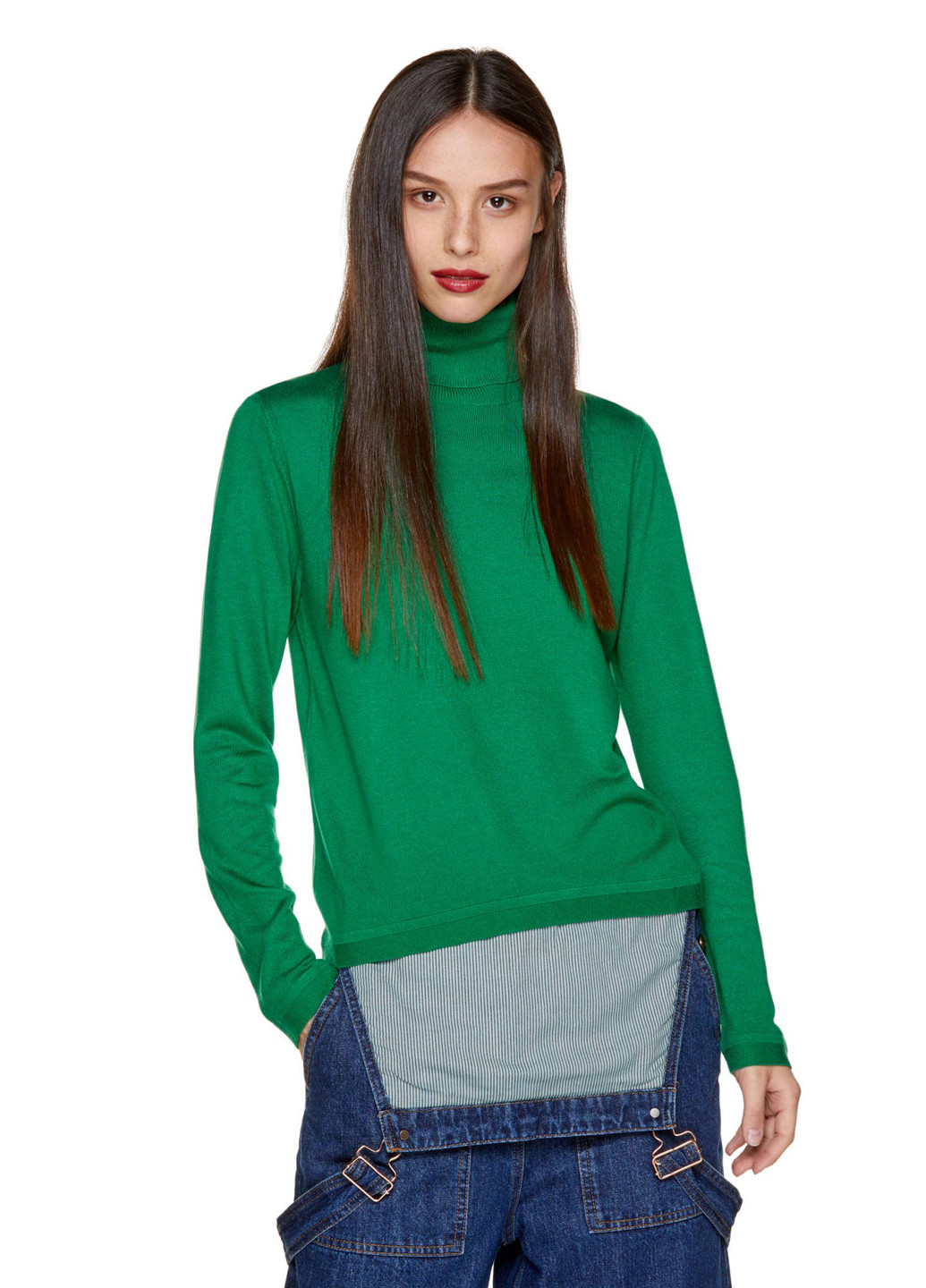 Зелений демісезонний светр United Colors of Benetton