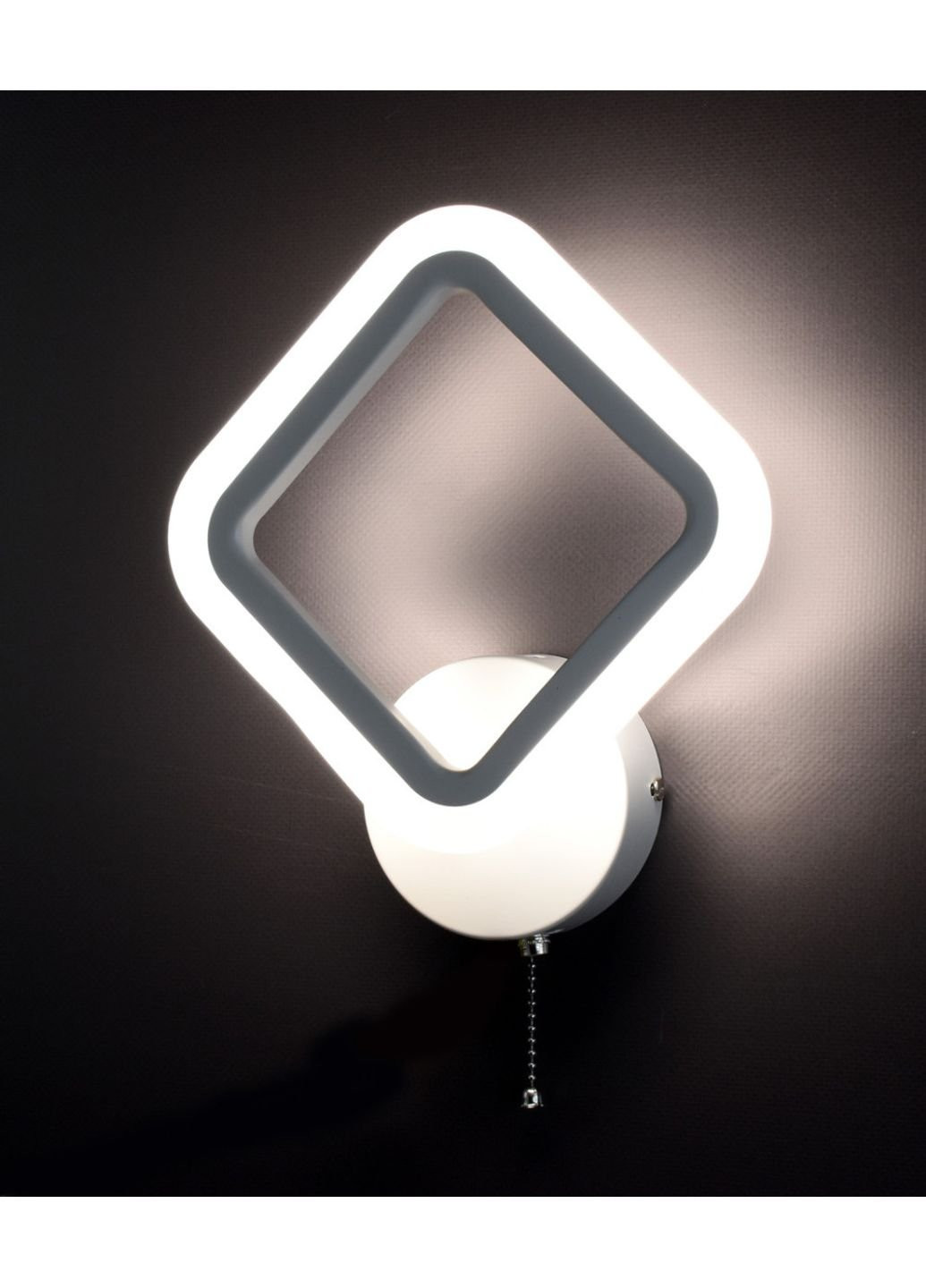 Бра настінний LED 2400/1S-wh Білий 8х22х34 см. Sunnysky (253626022)