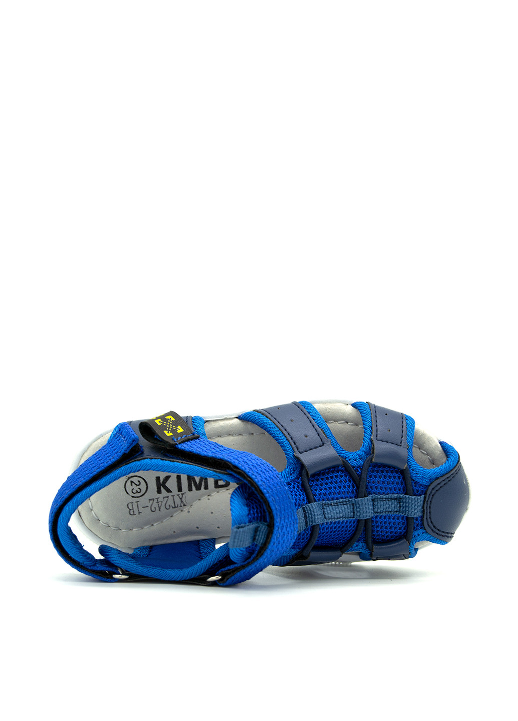 Синие кэжуал сандалии Kimboo на липучке
