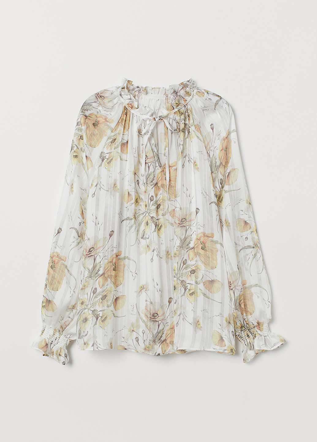 Светло-серая демисезонная блуза H&M