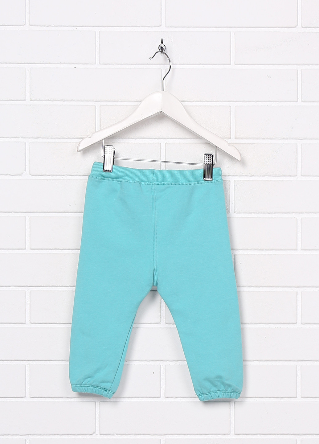 Бледно-бирюзовые спортивные демисезонные брюки Zara