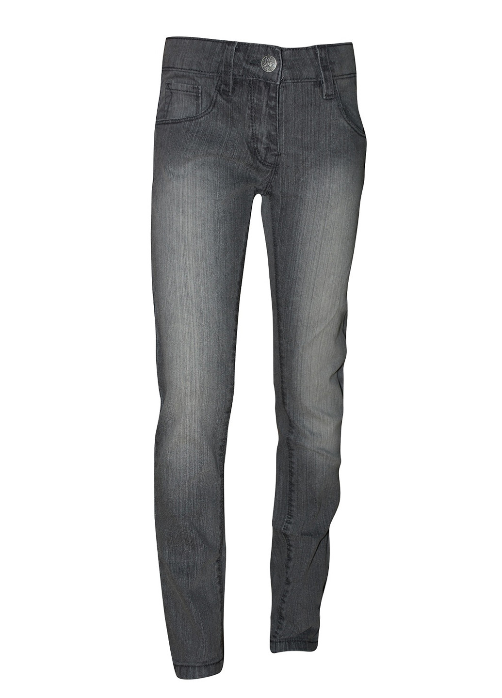Серые демисезонные со средней талией джинсы Wojcik