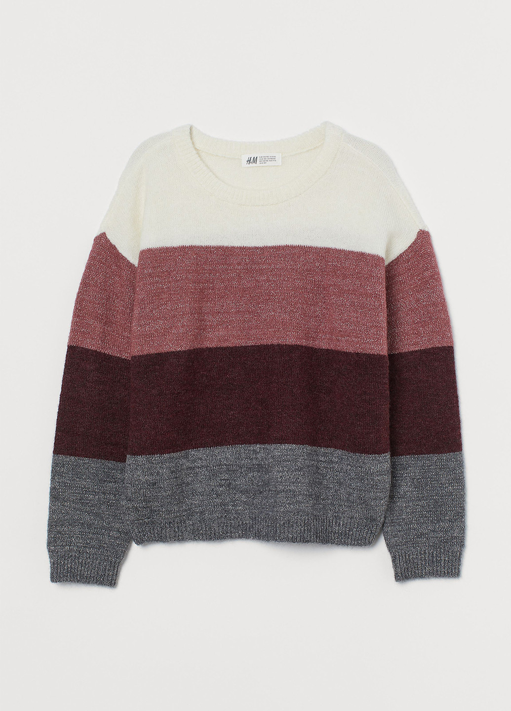 Комбінований зимовий светр джемпер H&M