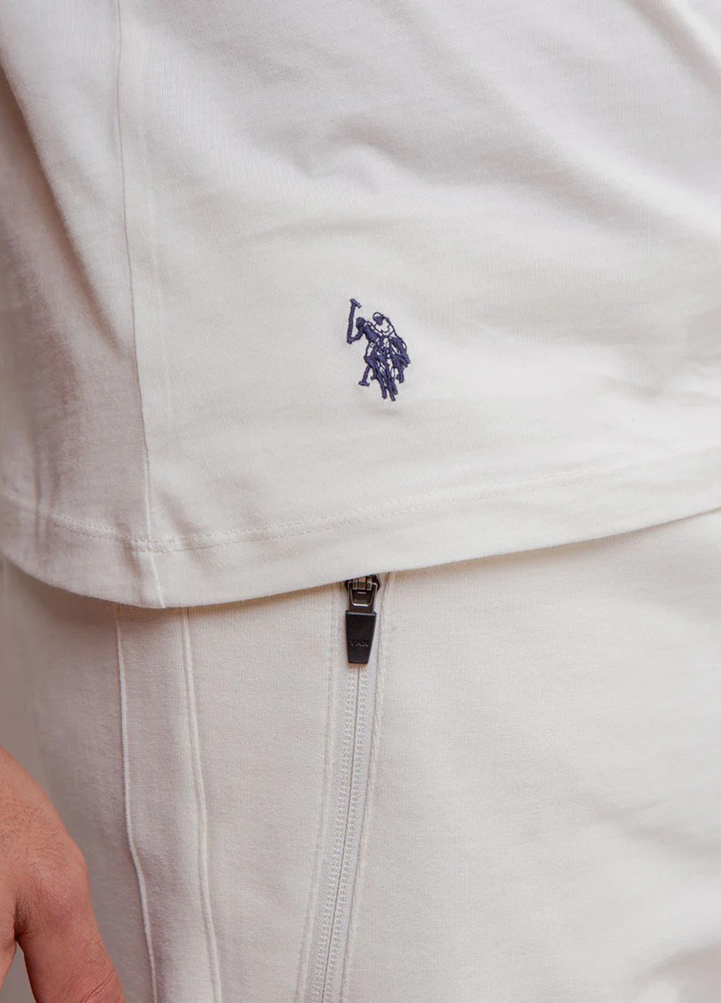 Кремовая футболка U.S. Polo Assn.