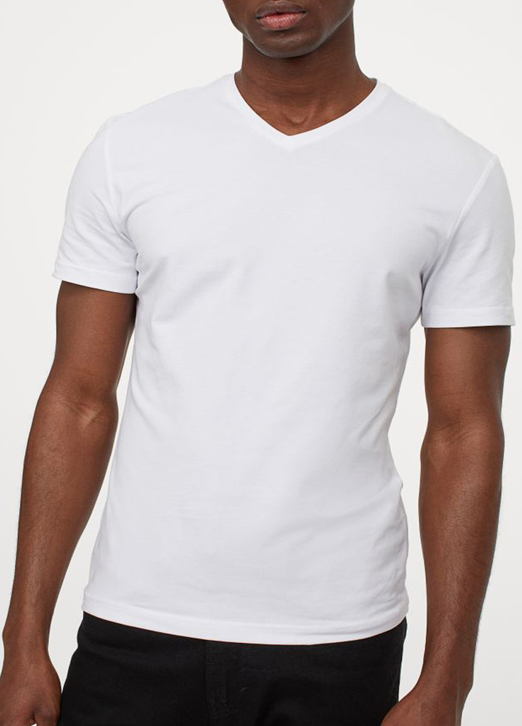 Чорно-біла футболки H&M