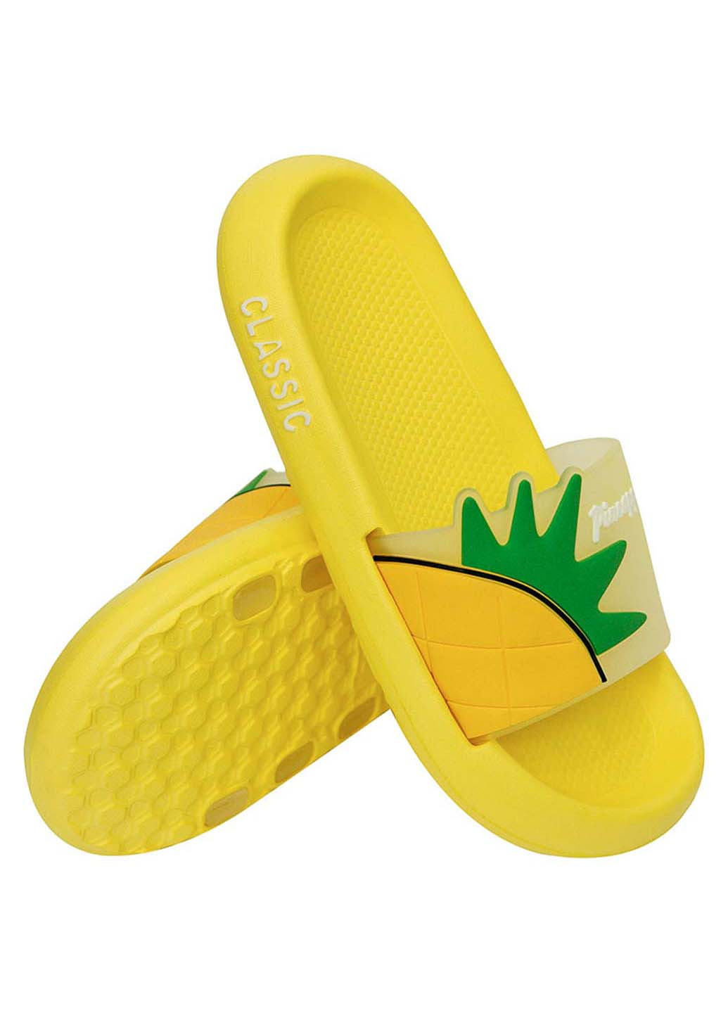 Желтые шлепанцы Sports