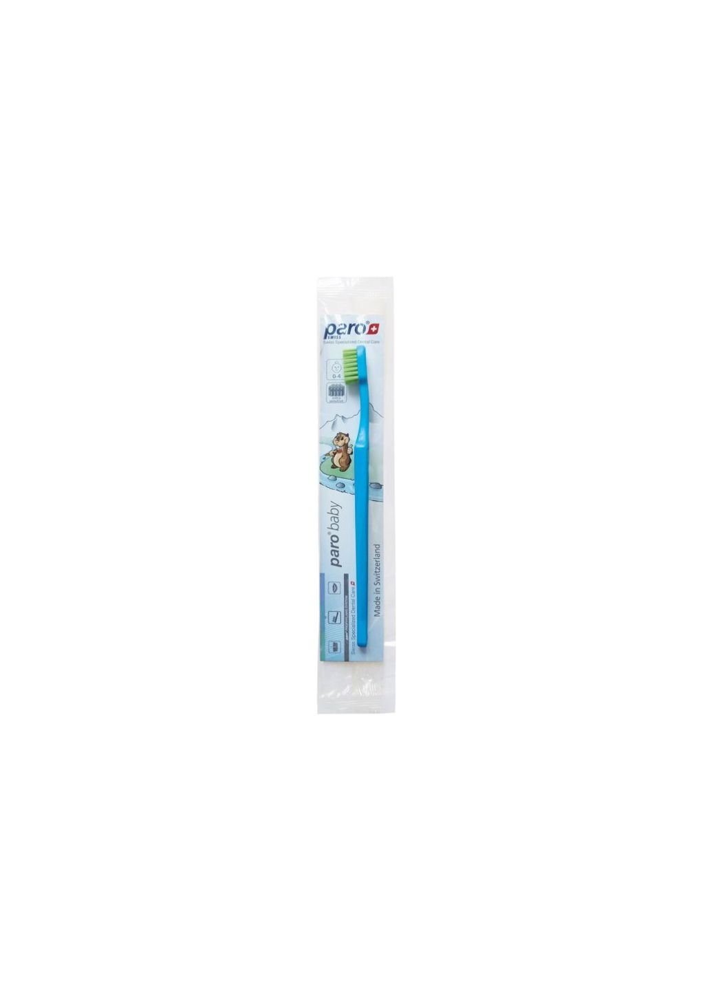 Дитяча зубна щітка Baby Esro AG м'яка блакитна (7.9749/1) Paro Swiss (254084199)