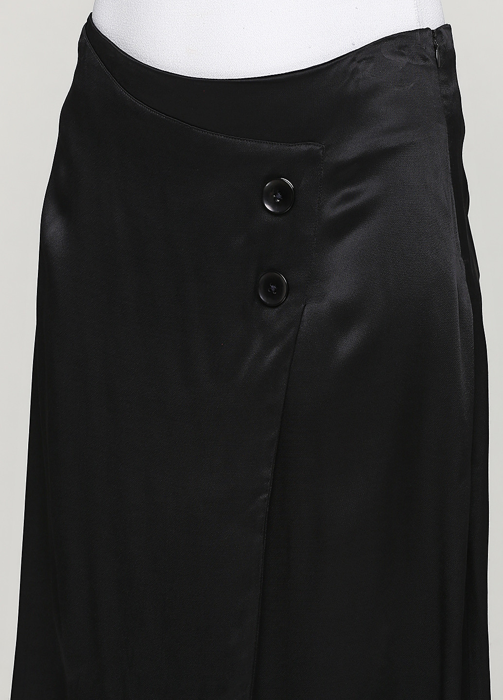 Черная кэжуал однотонная юбка Minus а-силуэта (трапеция)
