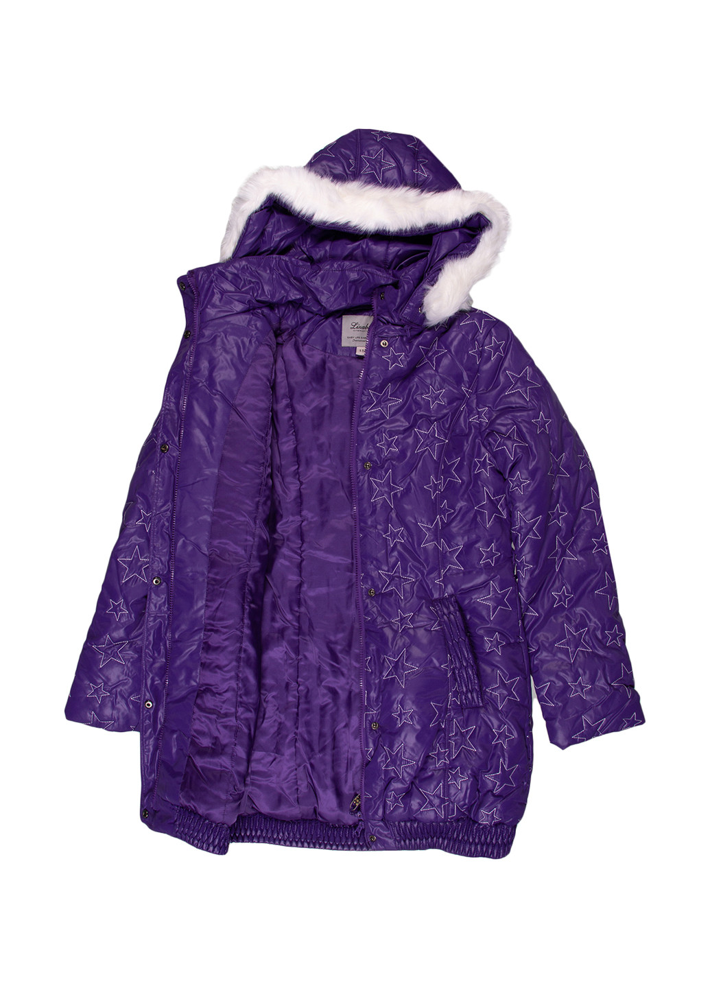 Фиолетовая зимняя куртка Lizabeta