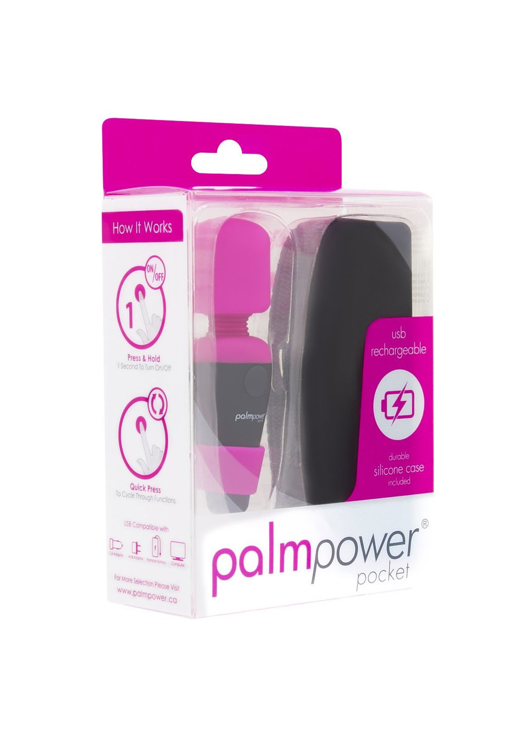 Міні вібромасажер Pocket PalmPower (252146150)