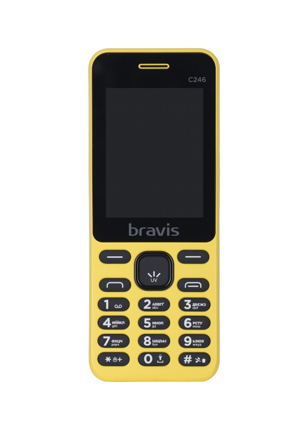 Мобильный телефон Bravis c246 fruit yellow (132999681)
