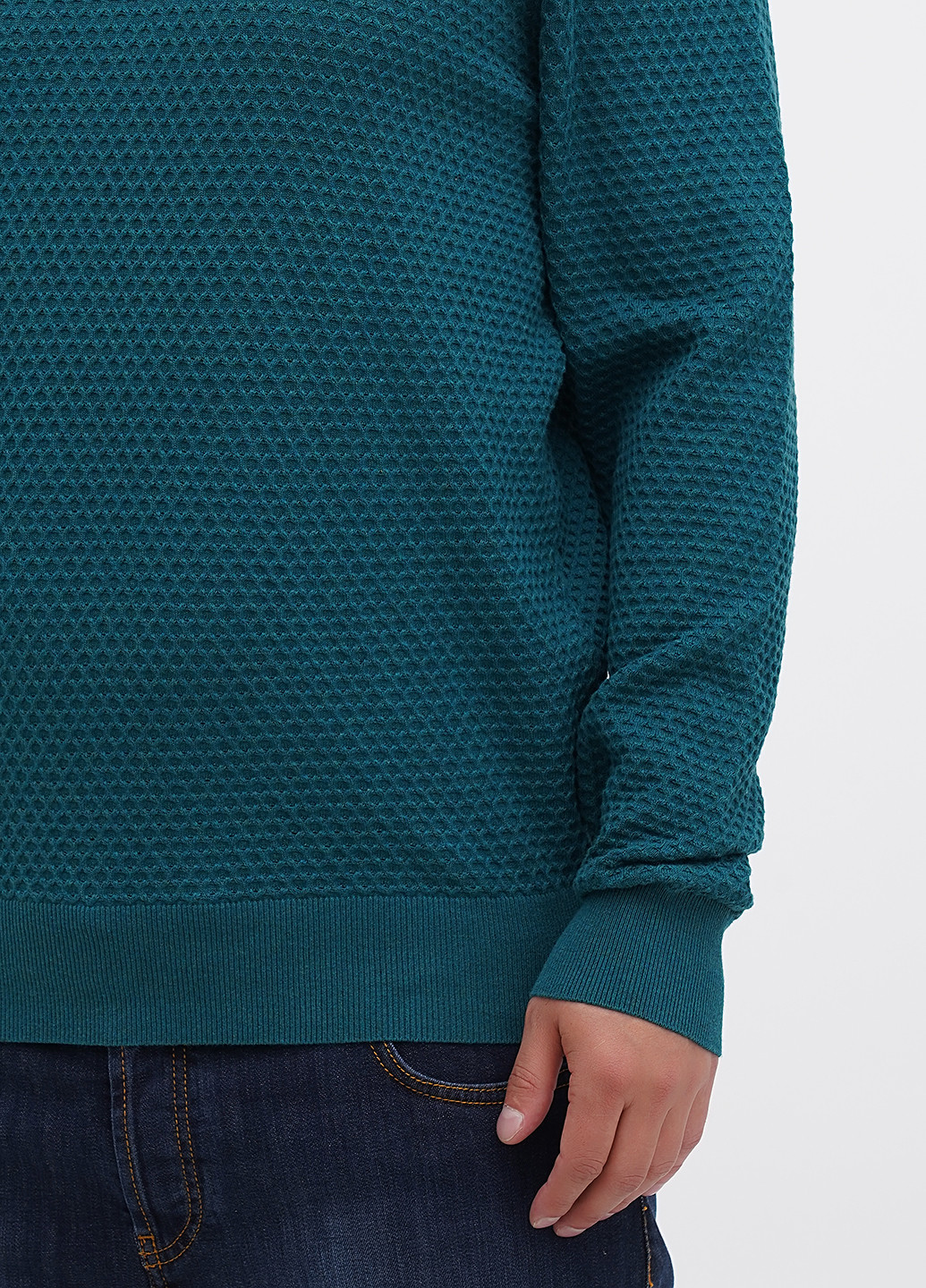 Смарагдовий демісезонний светр пуловер State of Art