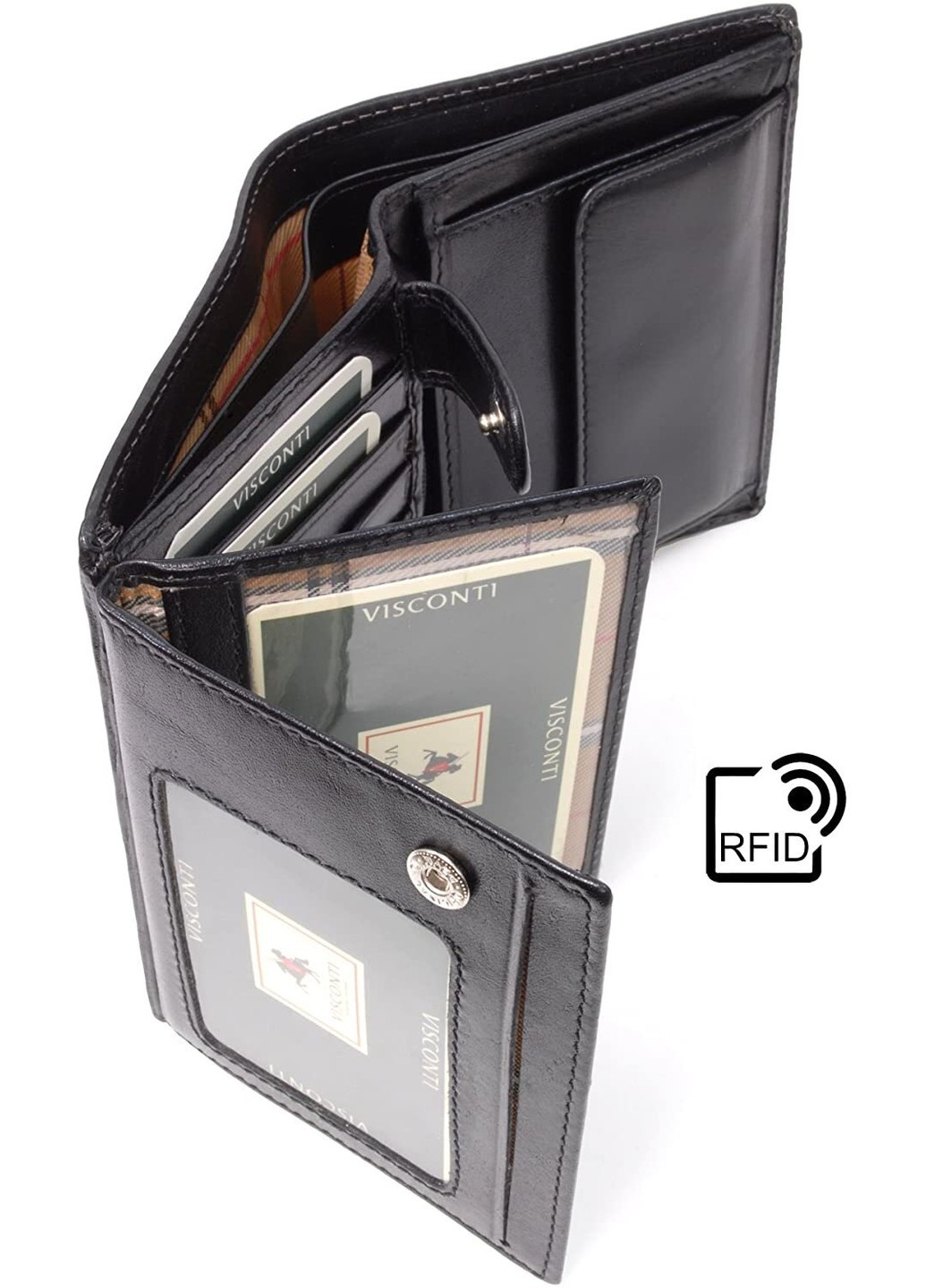 Мужской кожаный кошелек MZ3 - Milan Visconti (254314383)