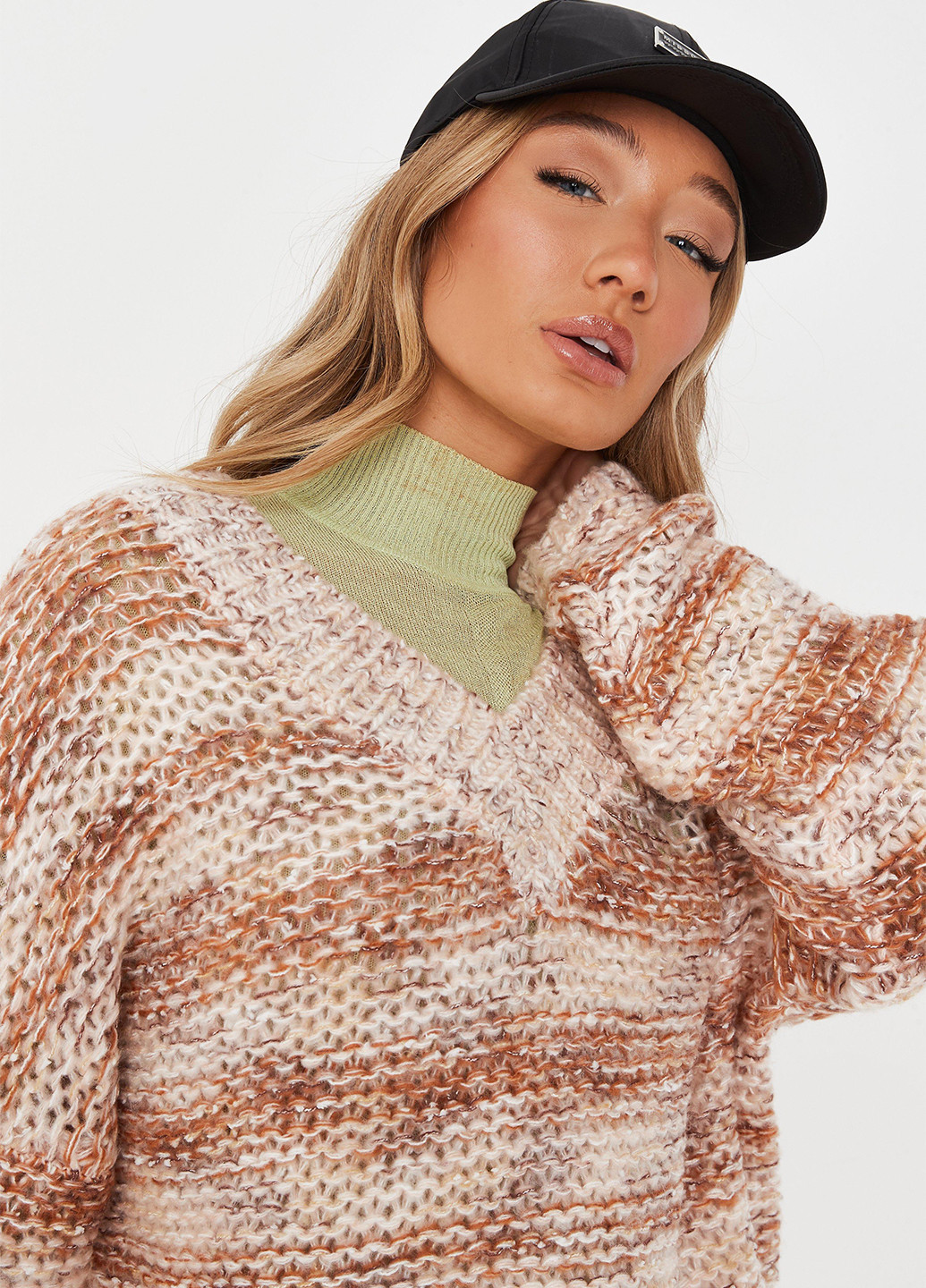 Персиковый демисезонный пуловер пуловер Missguided