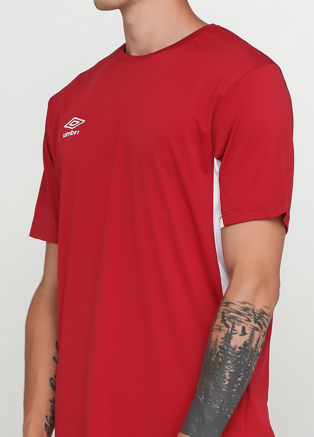 Бордовая футболка Umbro