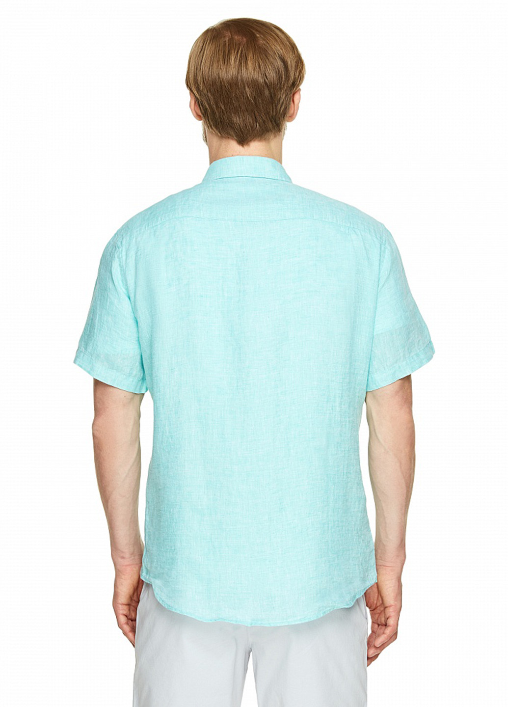 Мятная кэжуал рубашка United Colors of Benetton