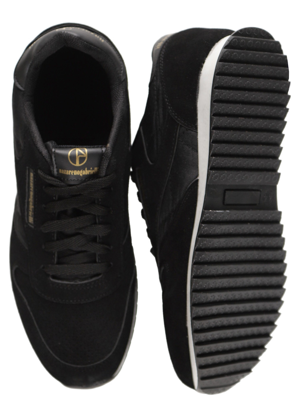 Черные демисезонные кроссовки Nazarenogabrielli