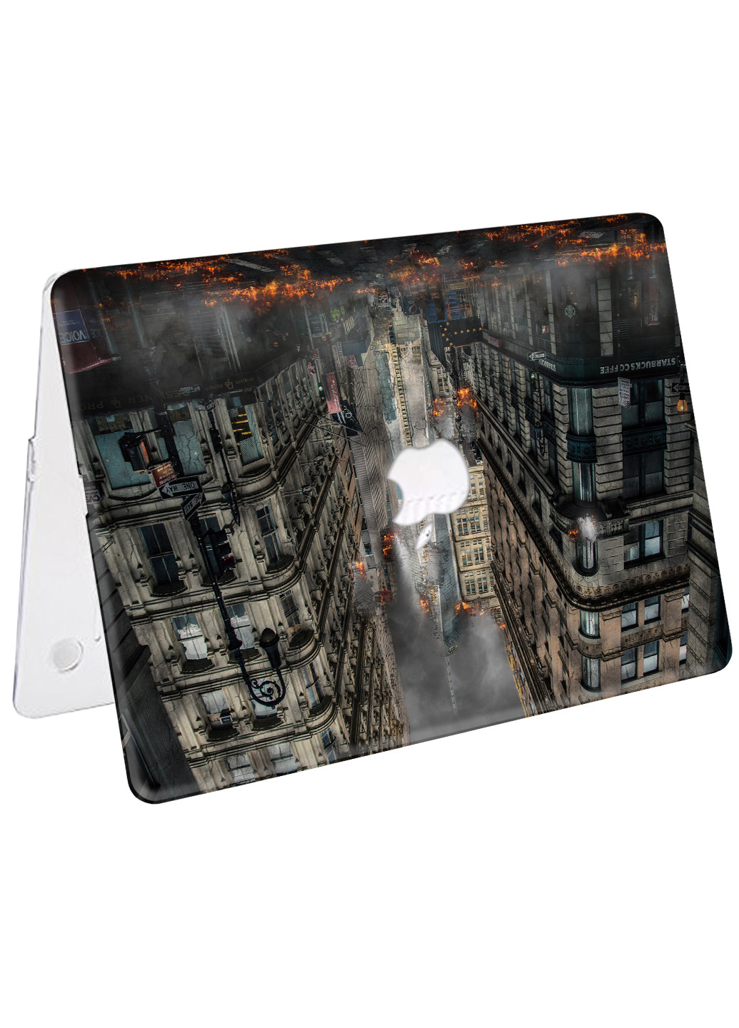 Чехол пластиковый для Apple MacBook Pro 16 A2141 Бэттери Парк сити (explosion Battery Park City) (9494-2502) MobiPrint (218865650)