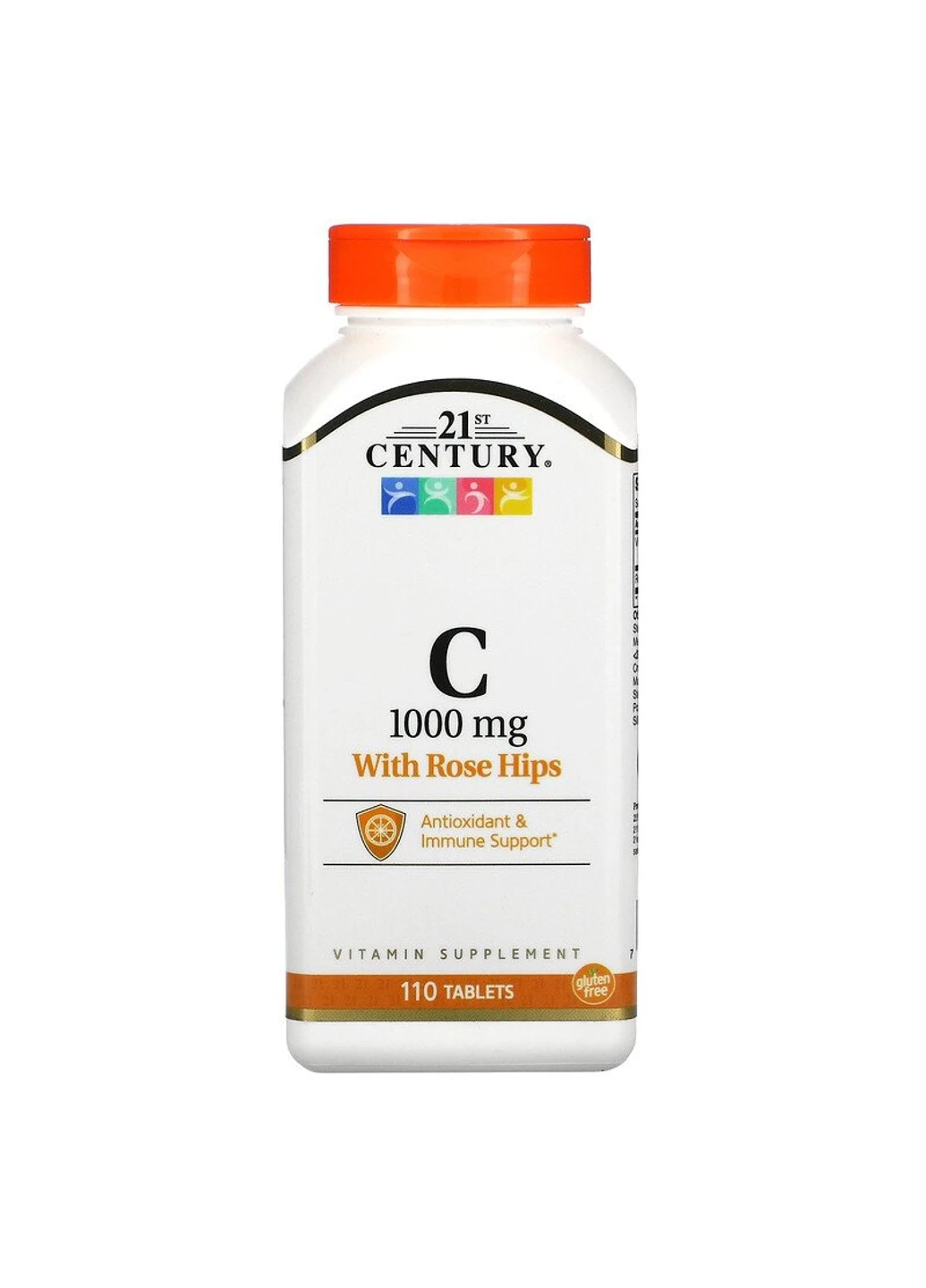 Вітамін C Vitamin C with Rose Hips 500 mg 110 таблеток 21st Century (255407677)