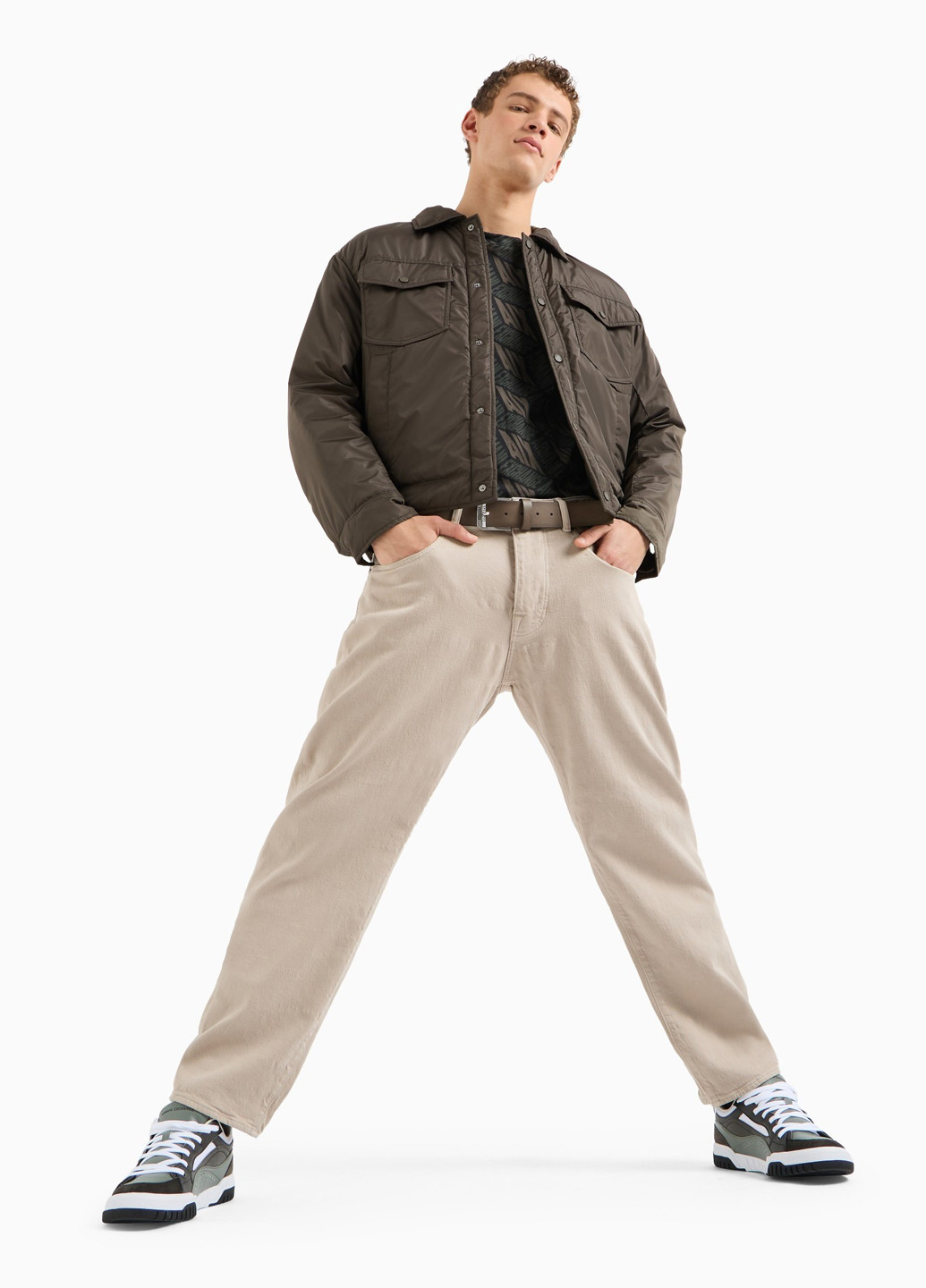 Зеленая футболка Armani Exchange