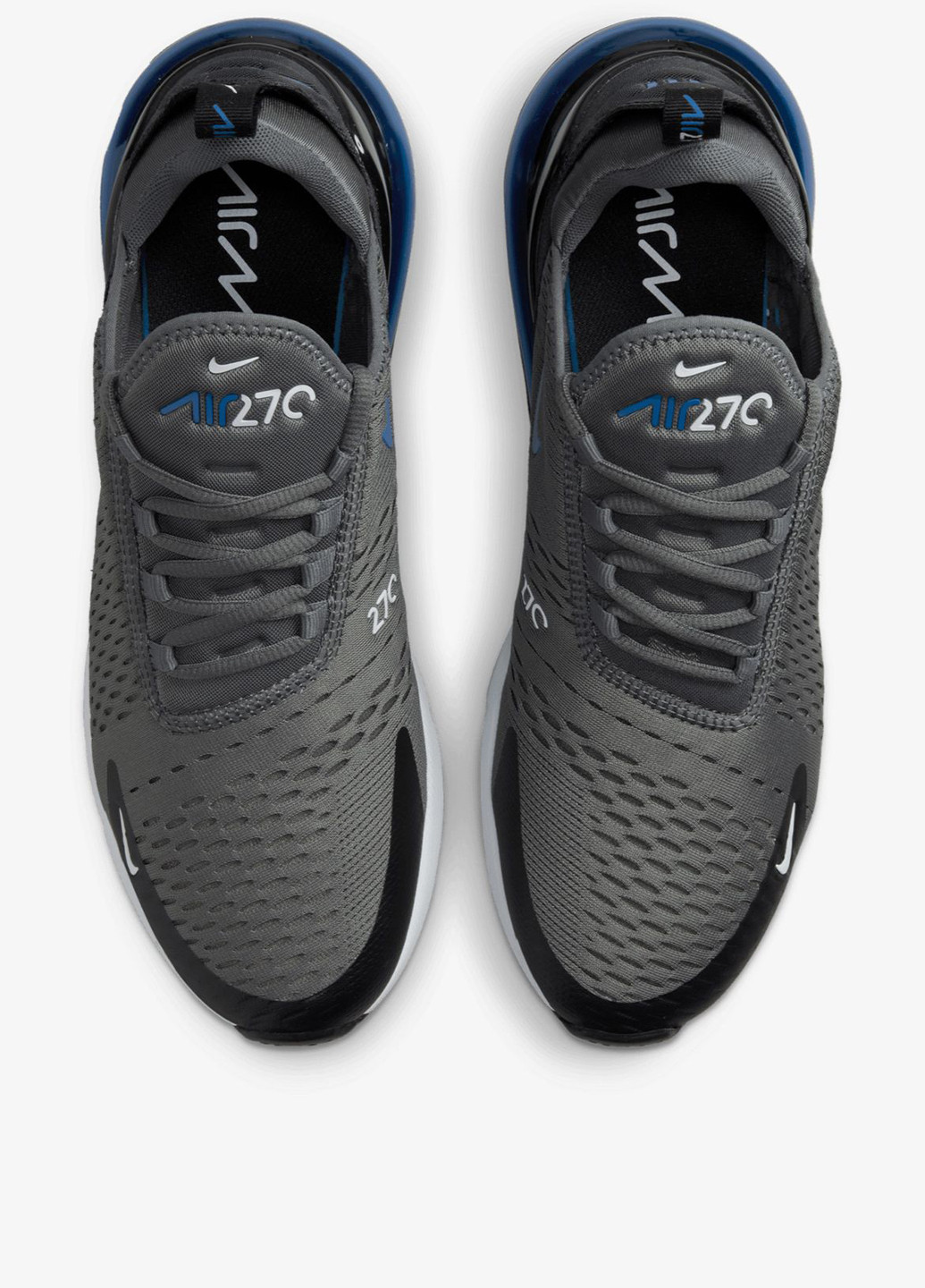 Серые демисезонные кроссовки Nike AIR MAX 270
