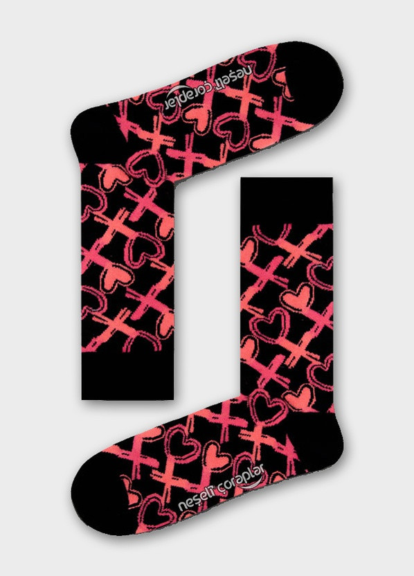 Комбіновані подарунковий набір щкарпеток у коробці love box LOMM малюнки (251846747)