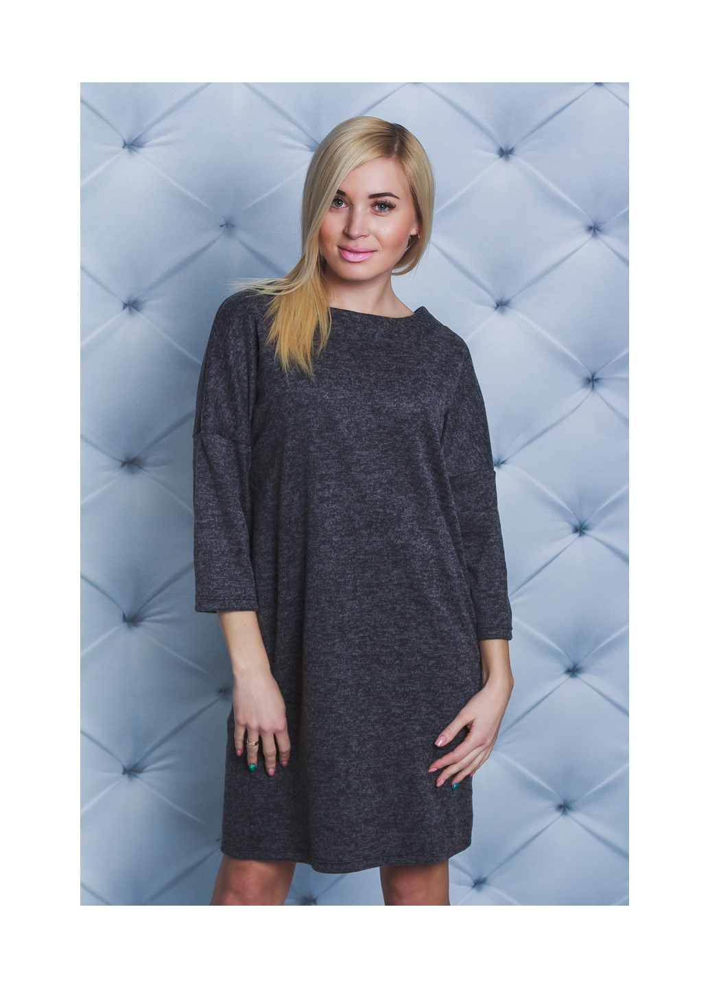 Футболка 01846/1 44 Темно-сіре Versal (223357277)