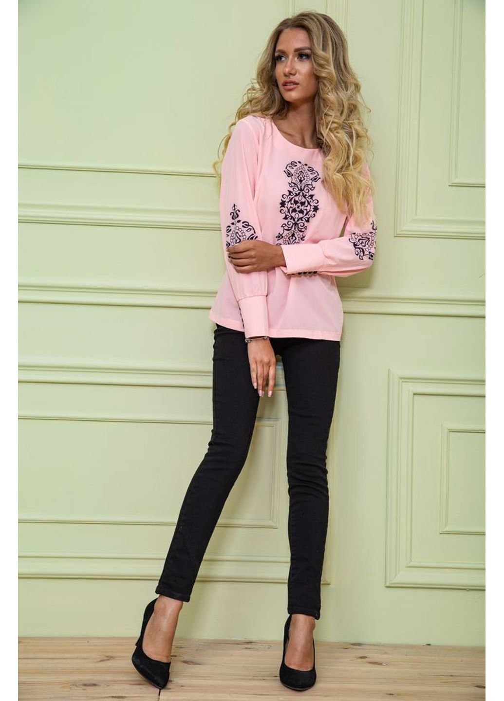 Розовая демисезонная блуза жен.172r1290 Ager
