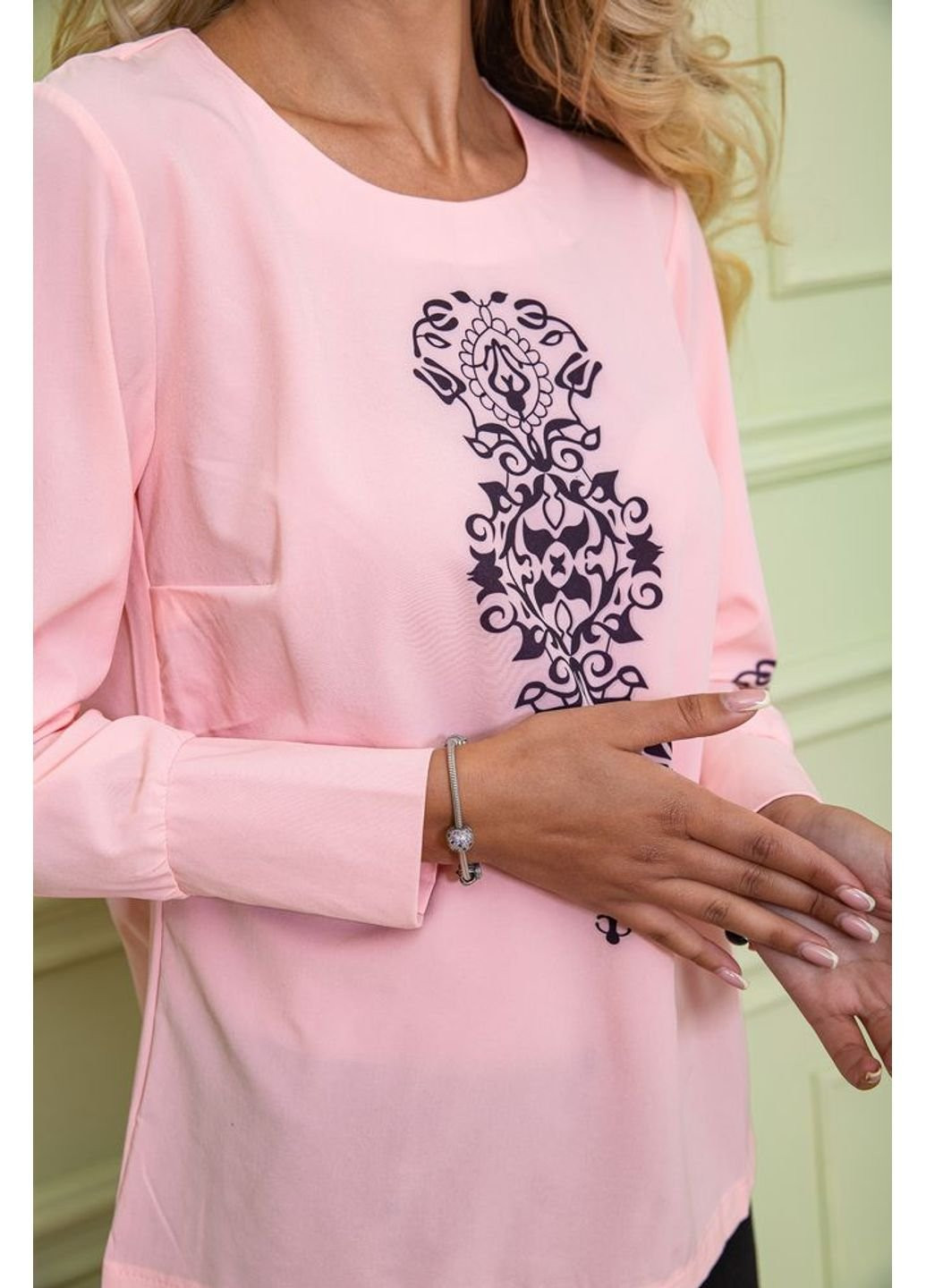 Розовая демисезонная блуза жен.172r1290 Ager