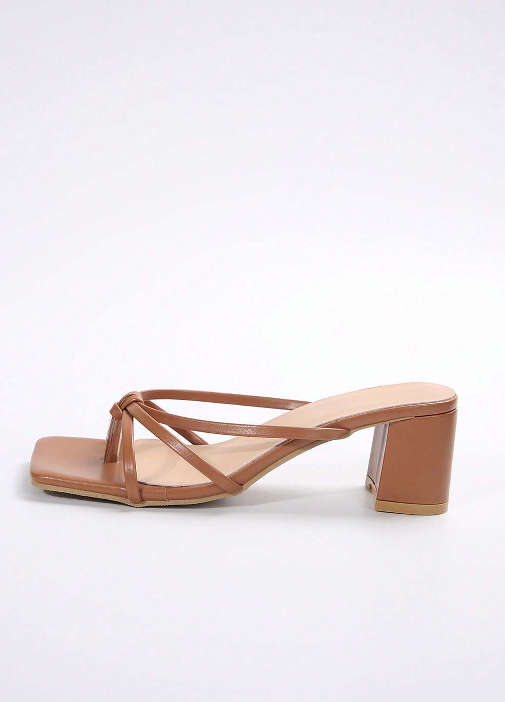 Коричневые босоножки SHEIN