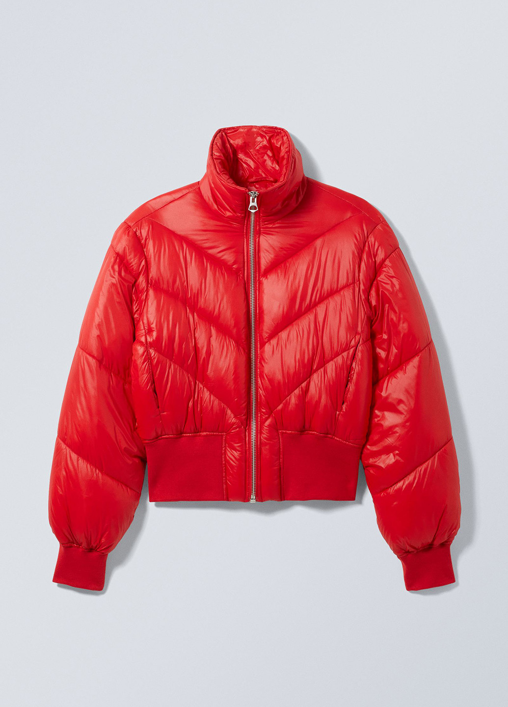 Красная демисезонная куртка Weekday
