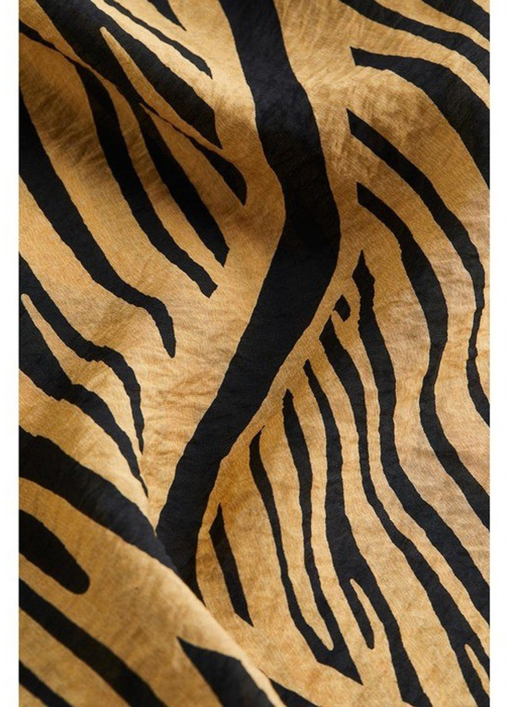 Комбинированное кэжуал платье с открытой спиной H&M с абстрактным узором