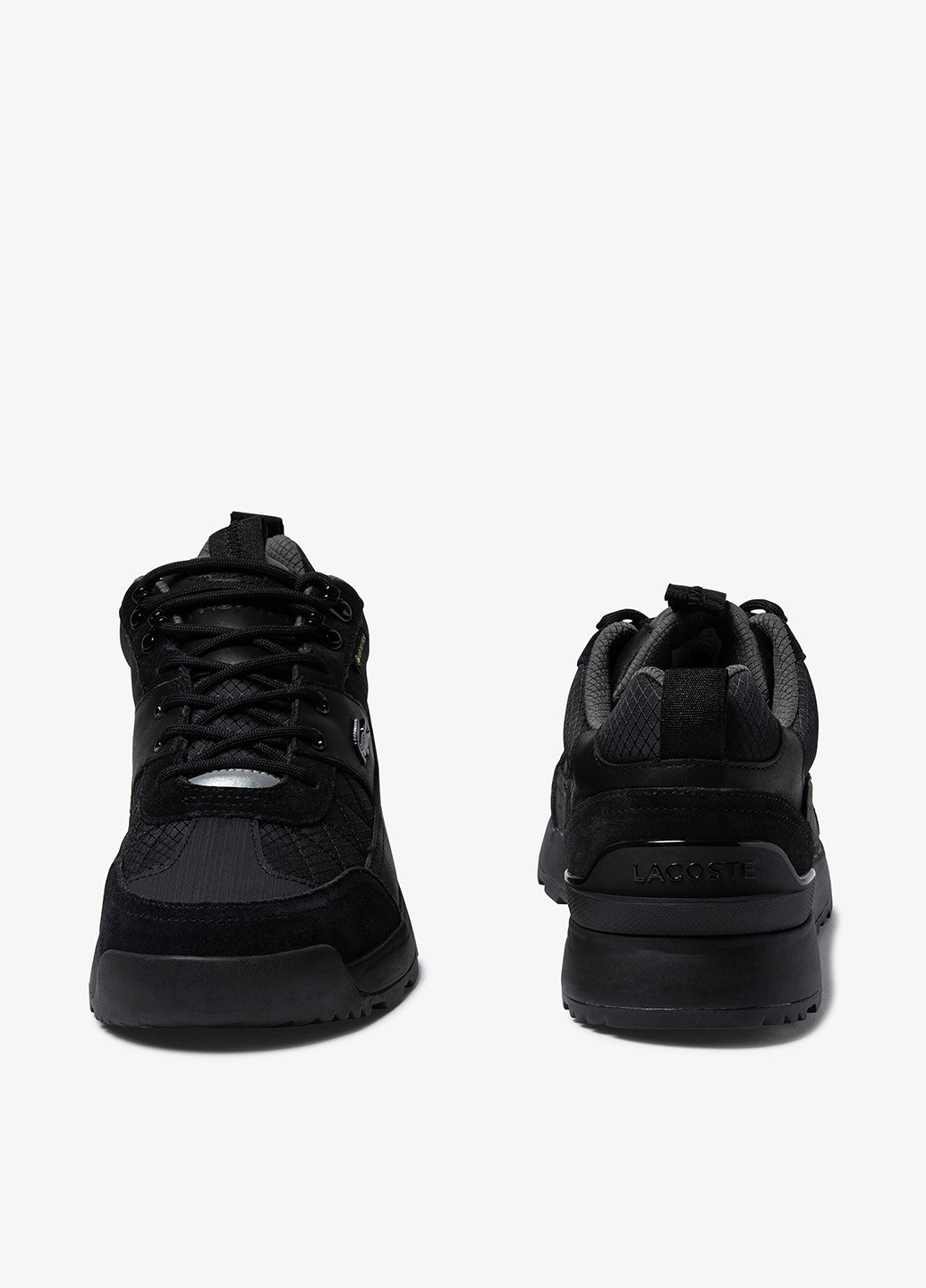 Чорні кросівки демісезон Lacoste Urban Breaker Lo GTX