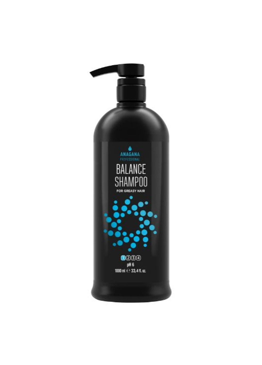 Шампунь Баланс для жирного волосся BALANCE SHAMPOO for greasy hair 1000 мл ANAGANA (255361719)