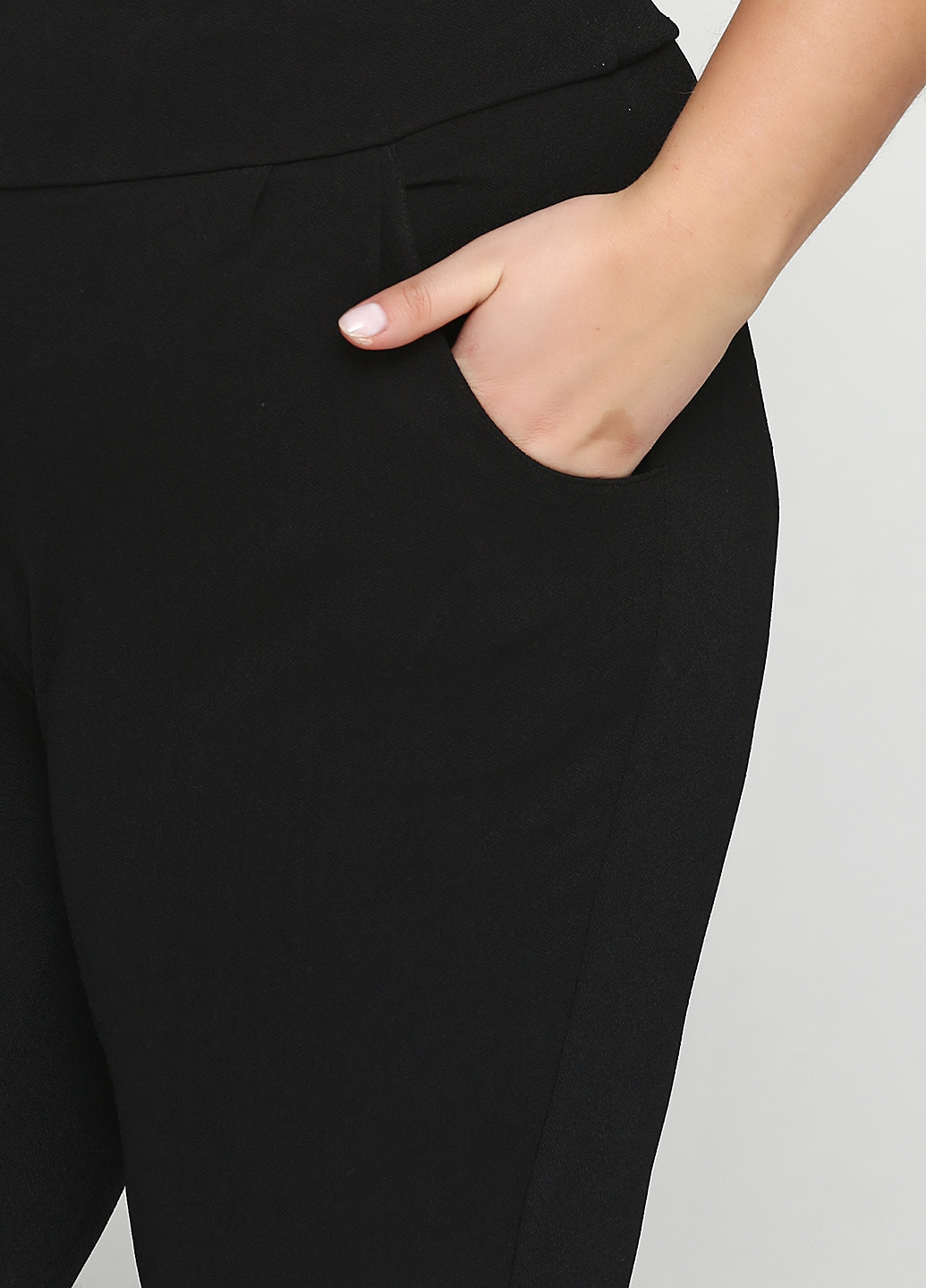 Черные кэжуал демисезонные зауженные брюки PUBLIC&PRIVATE by Madame Cherie