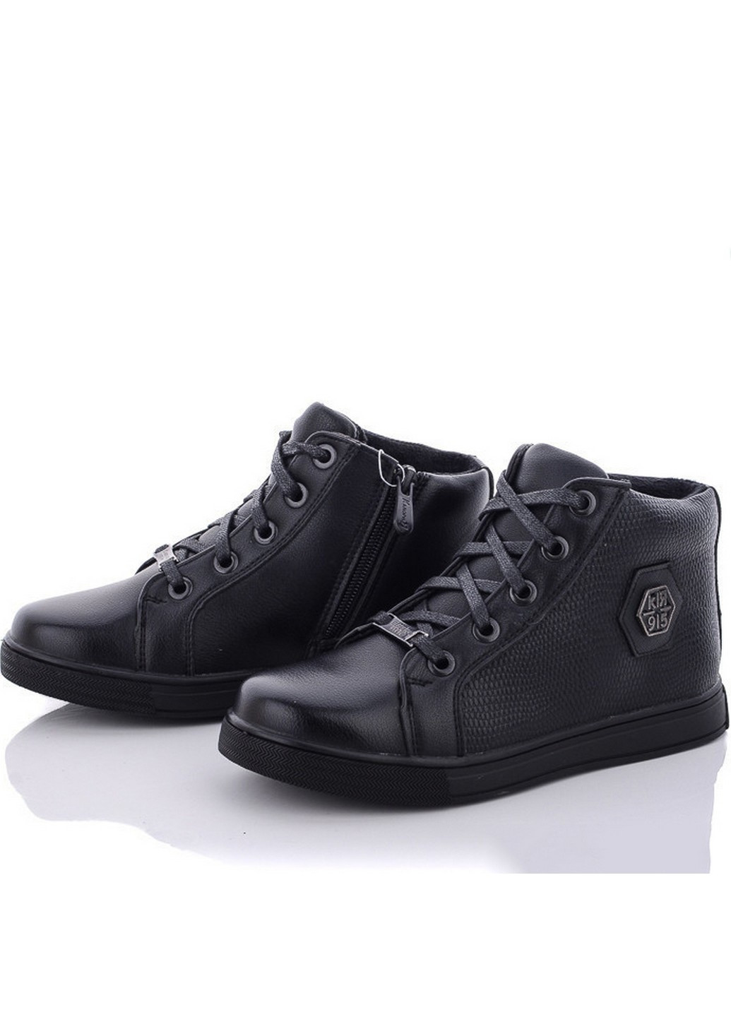 Черные кэжуал осенние демисезонные ботинки b95-56 черный Kimbo