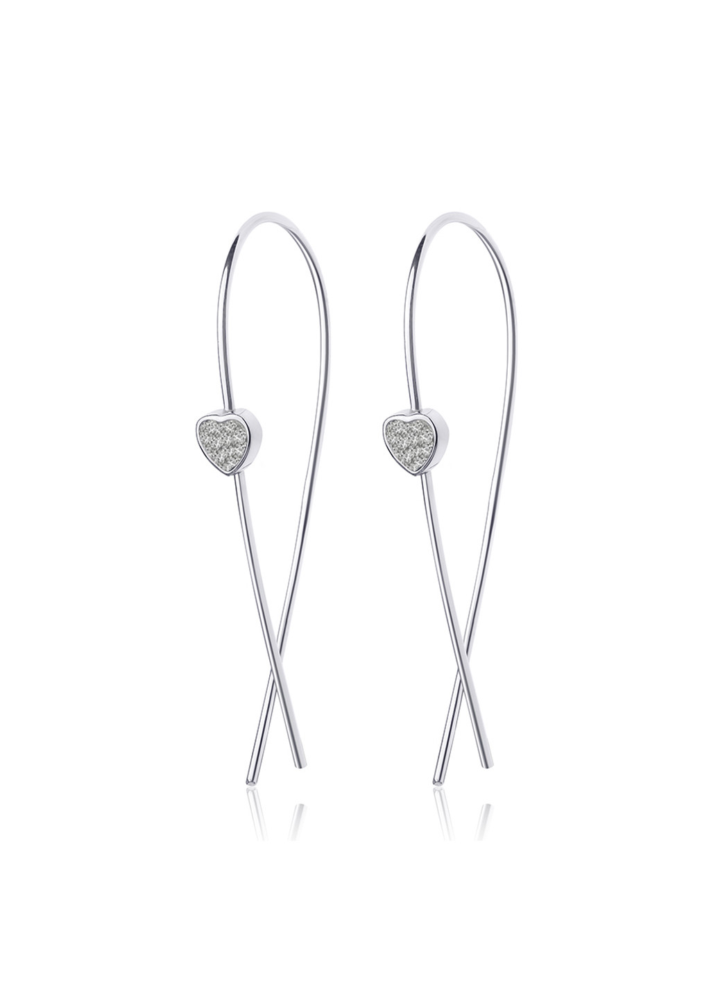 Серебряные серьги с фианитами с2ф/1420 Silvex925 (201169745)