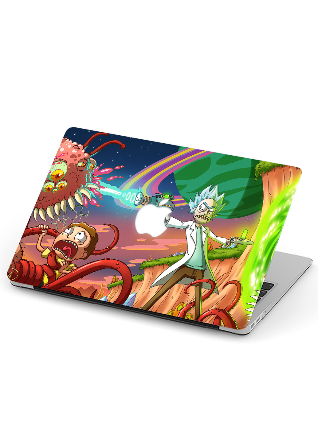 Чехол пластиковый для Apple MacBook Pro 13 A1706/A1708/A1989/A2159/A1988 Рик и Морти (Rick and Morty) (9648-2300) MobiPrint (218987946)